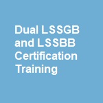 Dual LSSGB and LSSBB Certification Training