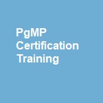 PgMP Certification Training