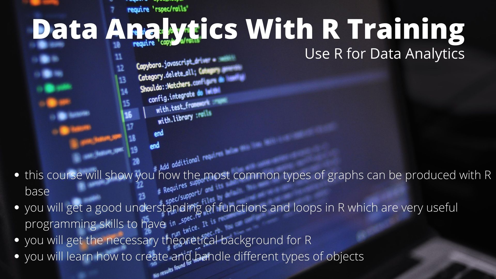 Data Analytics With R Training
