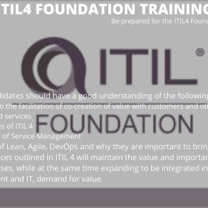 ITIL4 Foundation Training
